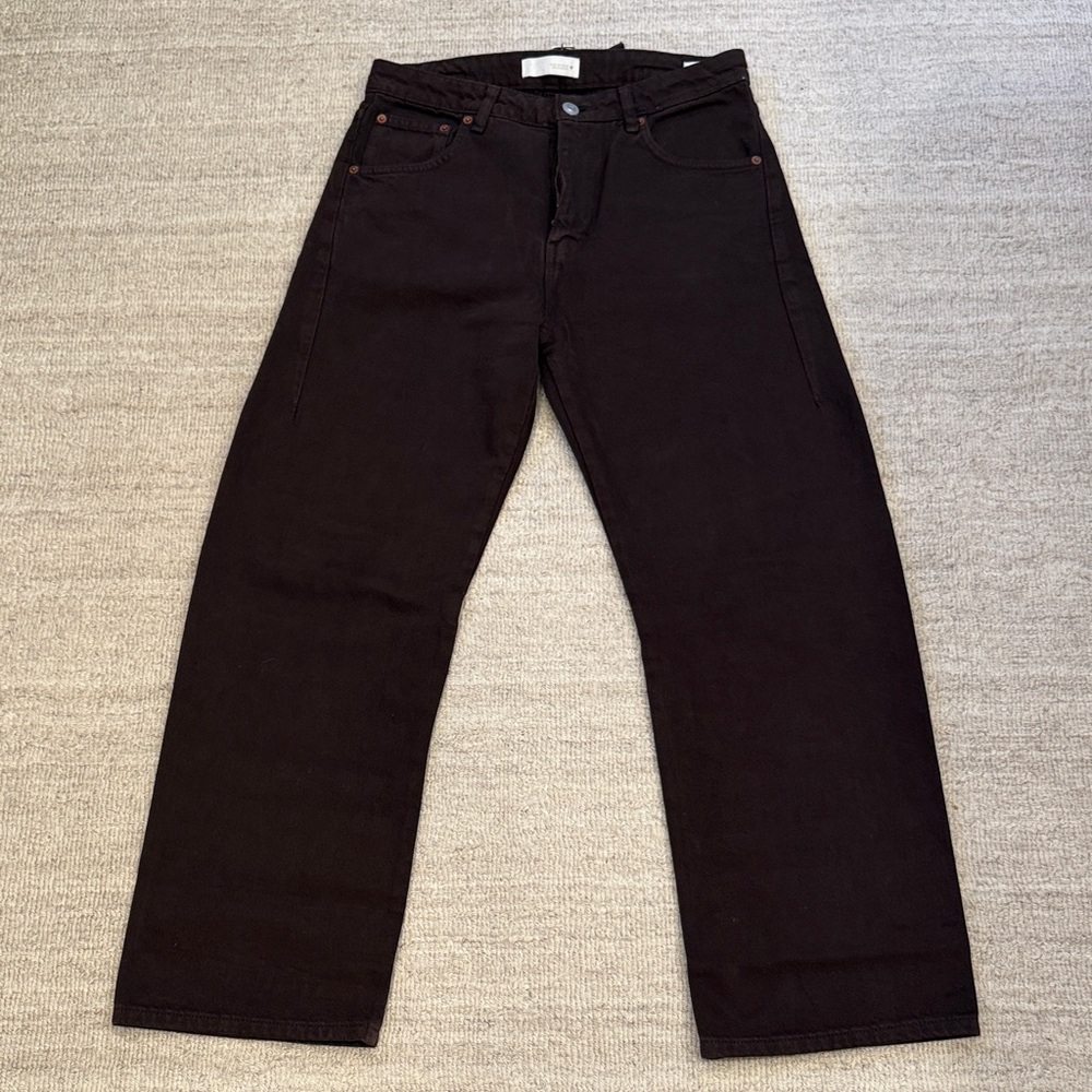 Zara Brown barrel jeans - size 6